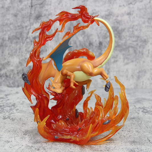 Action Figure Pokémon Charizard Evolution 21cm Statua Da Collezione Anime Manga