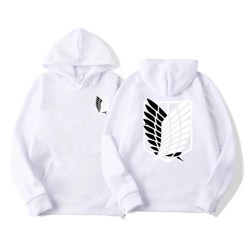 Felpa Con Cappuccio Attack On Titan Corpo Di Ricerca Streetwear Pullover Vestiti