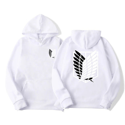 Felpa Con Cappuccio Attack On Titan Corpo Di Ricerca Streetwear Pullover Vestiti