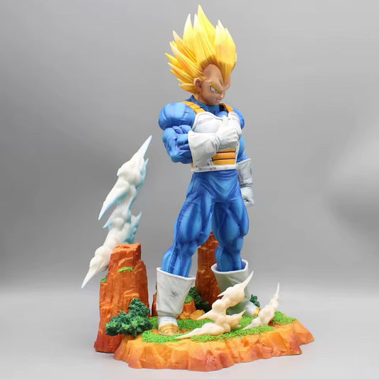 Action Figure Vegeta Super Sayan Dragon Ball Z Kakarot 36cm Statua Da Collezione