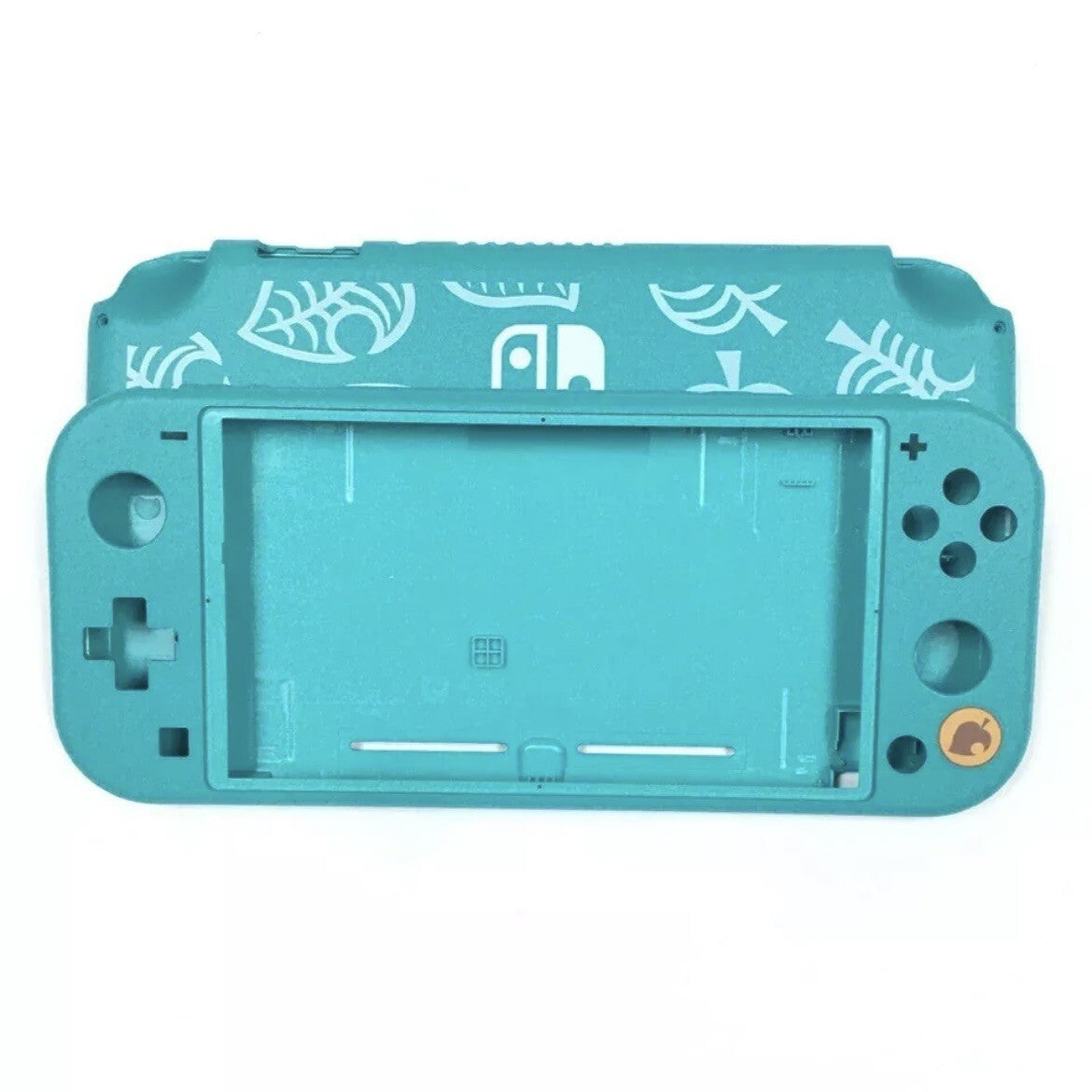 Scocca per Nintendo Switch Lite Case Esterno completo Frame Animal Crossing Azul