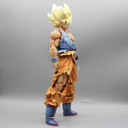 Action Figure Dragon Ball Z Goku Super Sayan 43cm Statua Da Collezione New Anime