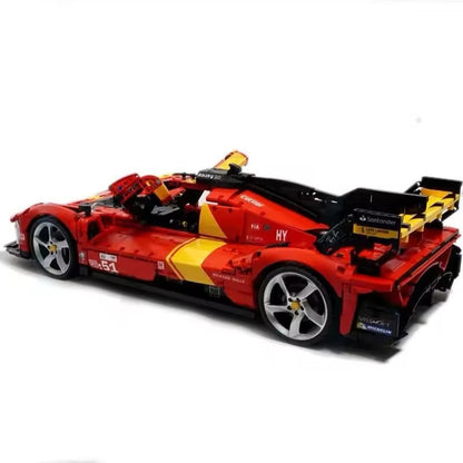 Ferrari 499P 51 Da Costruire 3875 Pezzi Le Mans 1:8 Mattoncini Technic Rossa New