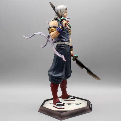 Action Figure Tengen Uzui Manga Demon Slayer 32cm new Statua Da Collezione Anime