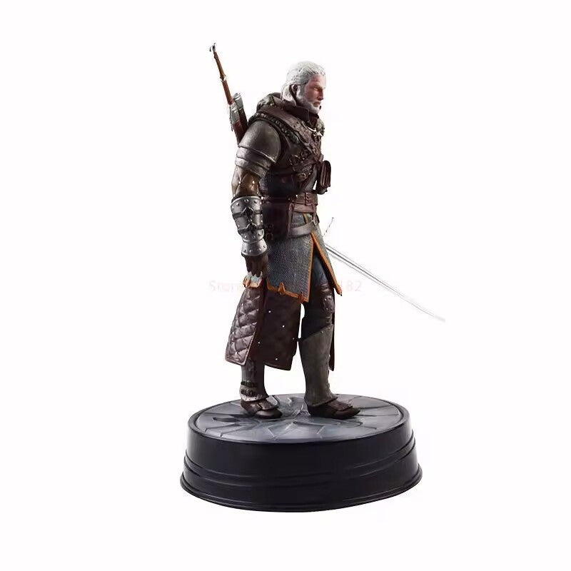 The Witcher Geralt Of Rivia Action Figure Wild Hunt Strigo Wolf 24 Cm Bear Armor