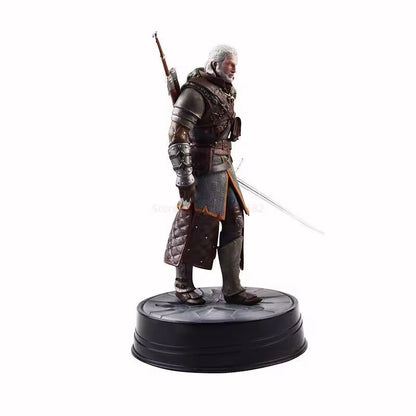 The Witcher Geralt Of Rivia Action Figure Wild Hunt Strigo Wolf 24 Cm Bear Armor