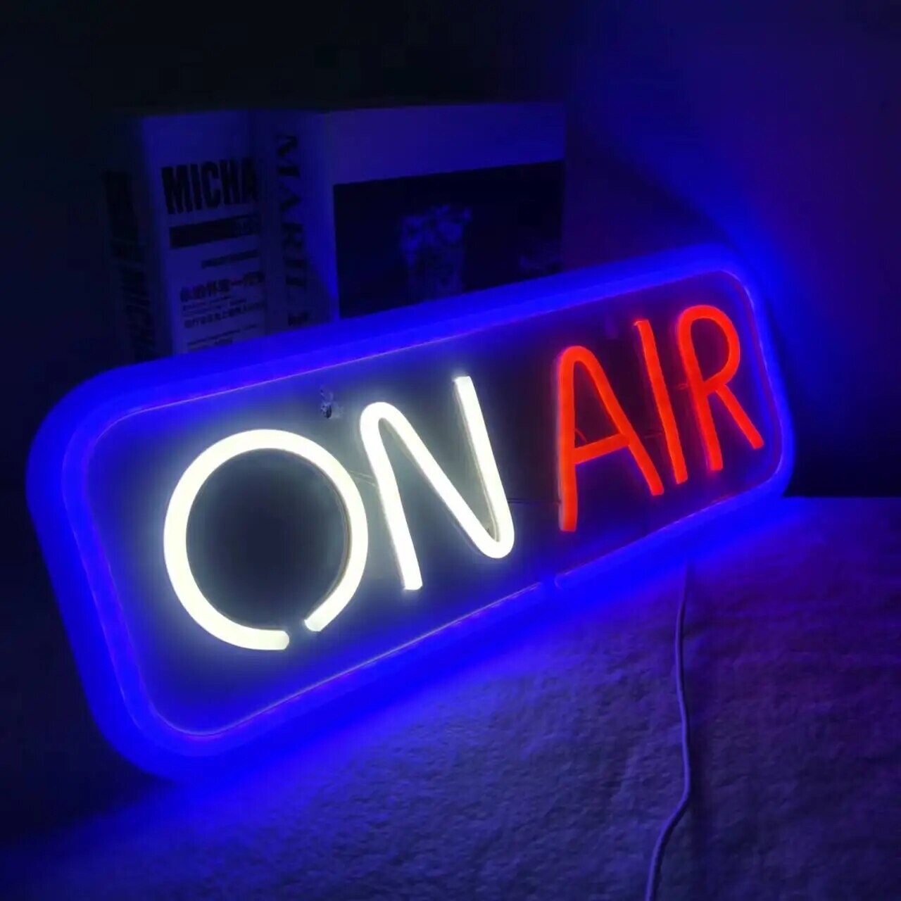 Luce Led Game On/On air neon, insegna Stanza giochi gamer Insegna luminosa Usb