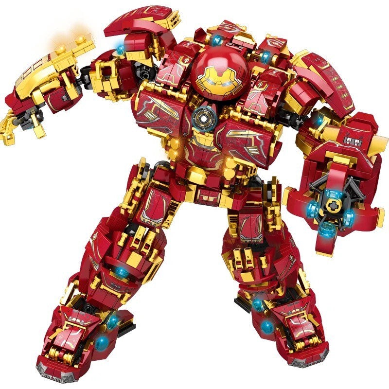 Hulk Buster Iron Man Nuovo Da Costruire Mattoncini 1450 Pezzi Avenger Eroi Brics