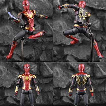 Action Figure Iron Spiderman Statua Da Collezione Videogame Anime Manga New