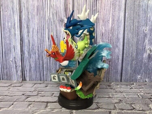 Action Figure Pokemon Statua Da Collezione 25cm Oh-oh Pikachu Gyarados Gameboy