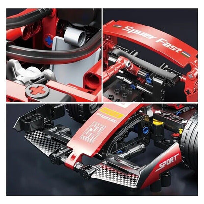 Ferrari Formula 1 Nuova Da Costruire Mattoncini Technic Monoposto 455 Pezzi New