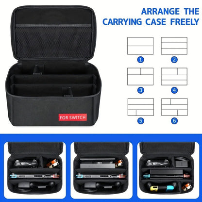 Borsa Custodia Cover Portatile Antiurto Nintendo Switch Controller E Accessori