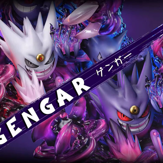 Action Figure Pokémon Gastly Gengar Max Shiny Haunter 29cm Da Collezione Anime