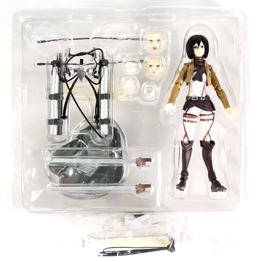 Action Figure Mikasa Ackerman 15cm Figma 203 Attack on Titan Anime Manga New