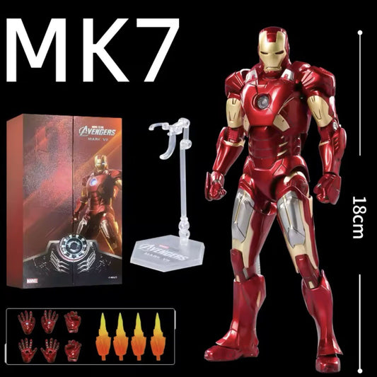 Action Figure Avengers Iron Man Mk7 Nuova Statua Collezione Videogames Hero New