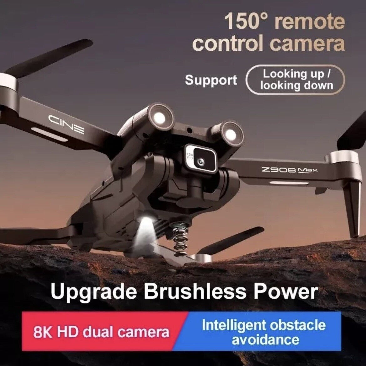 Drone Mija Z908Max 8K GPS Professionale HD Fotografia Aerea Dual Camera