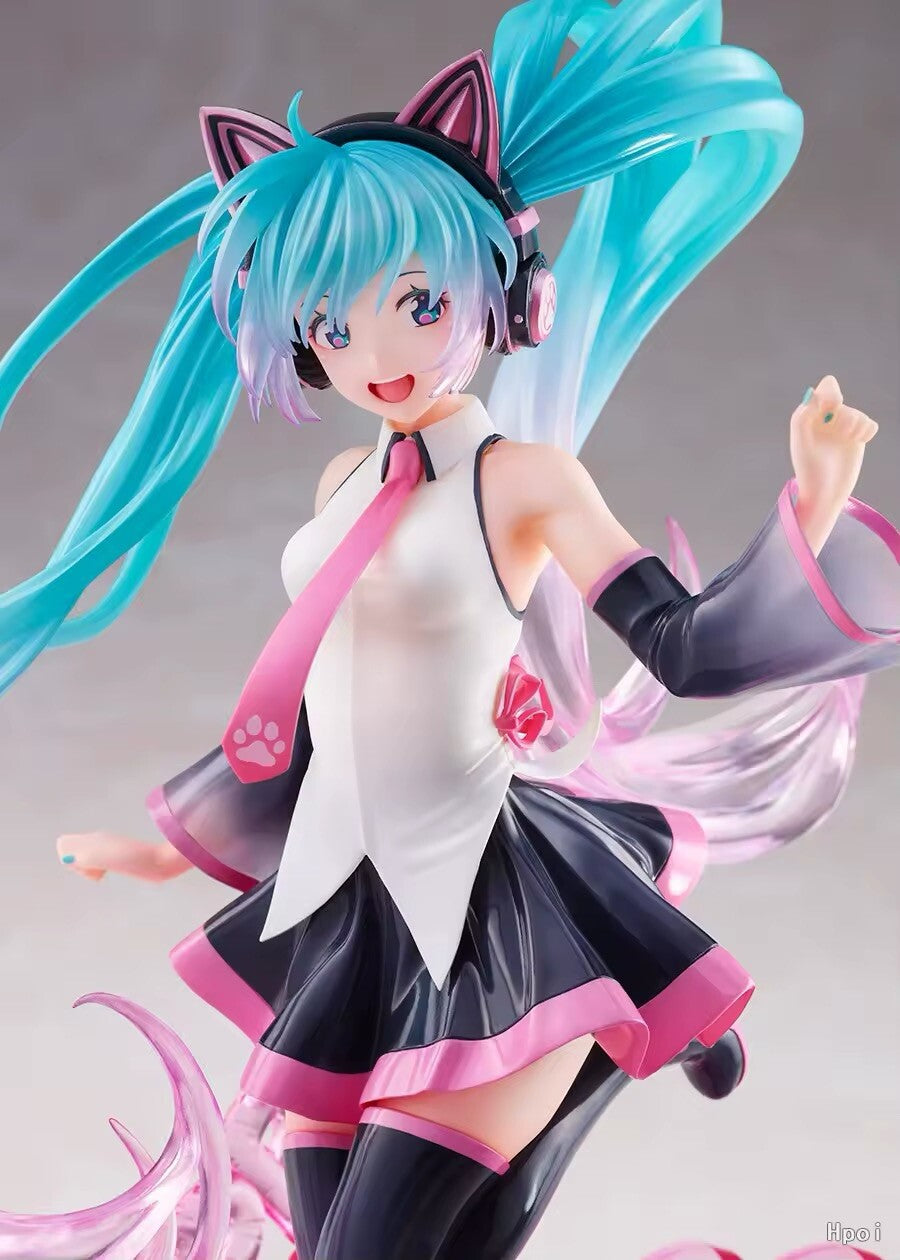 Action Figure Maid Vocaloid Hatsune Miku 23cm Statua Collezione Kawaii Fortnite