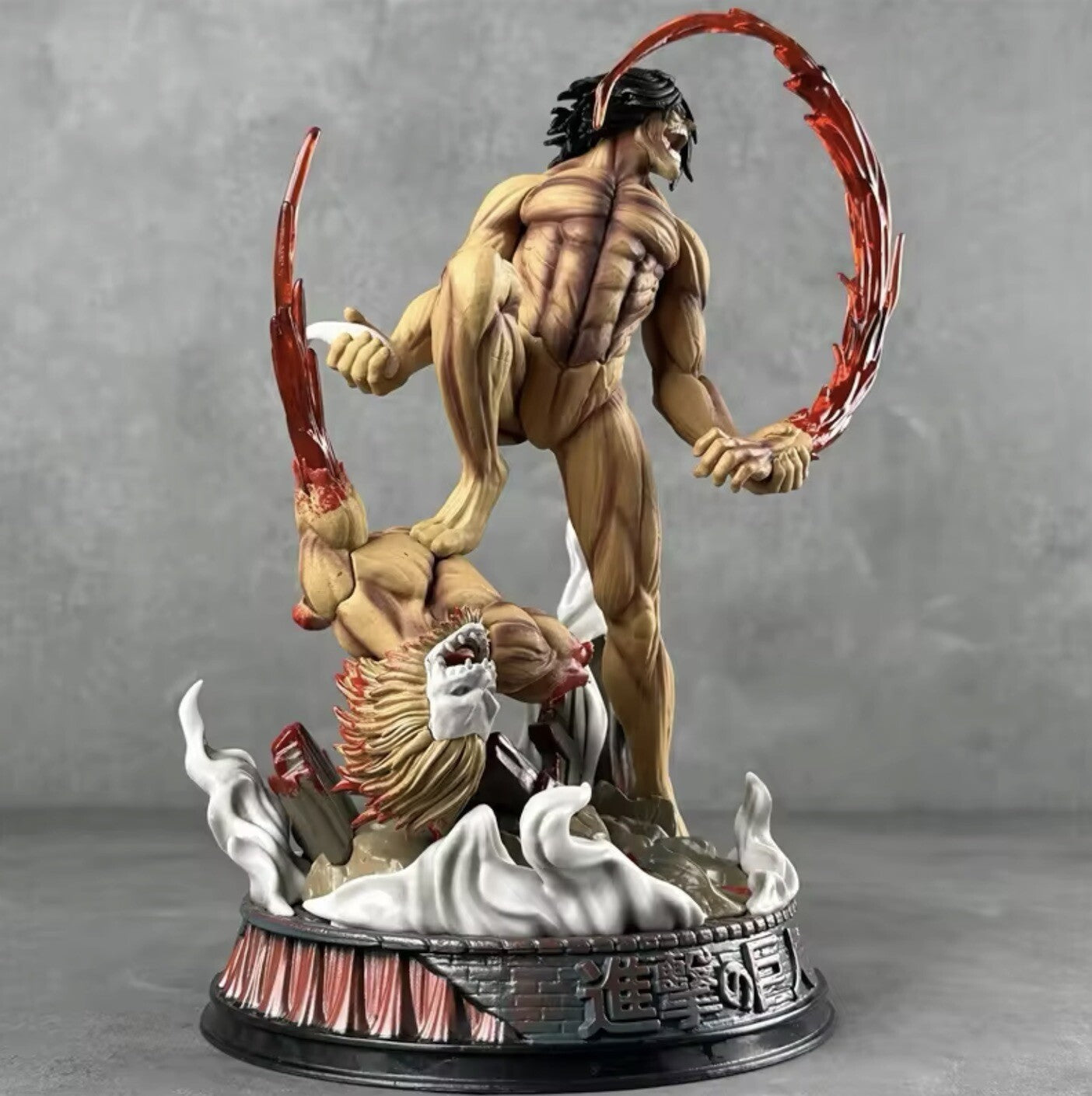 Action Figure Eren Yeager Titan 29cm Attack on Titan Statua da Collezione Manga