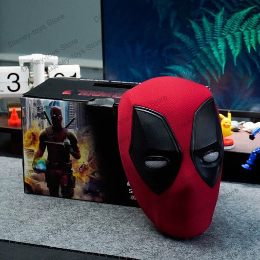 Maschera Deadpool Cosplay Marvel Comics Film Deadpool & Wolverine Occhi Moventi