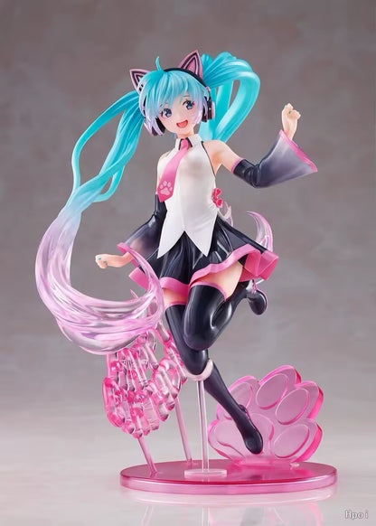 Action Figure Maid Vocaloid Hatsune Miku 23cm Statua Collezione Kawaii Fortnite