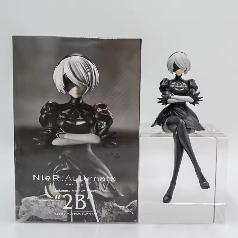 Action Figure Nier Automata Androide Type 2b Square Enix Anime Statua 15cm Game