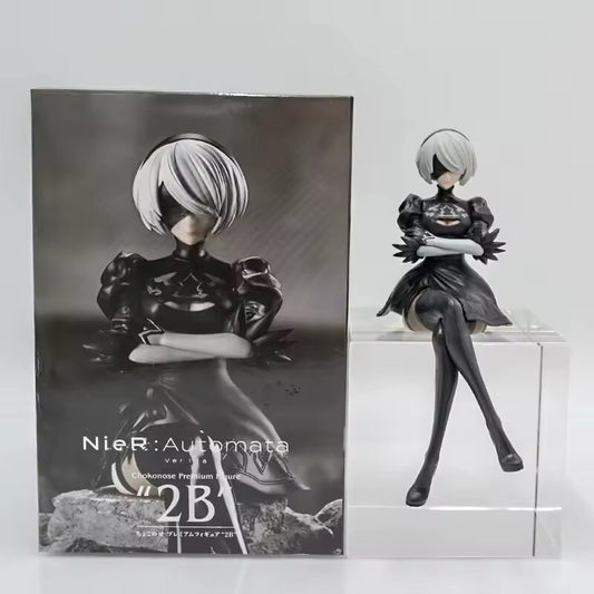 Action Figure Nier Automata Androide Type 2b Square Enix Anime Statua 15cm Game