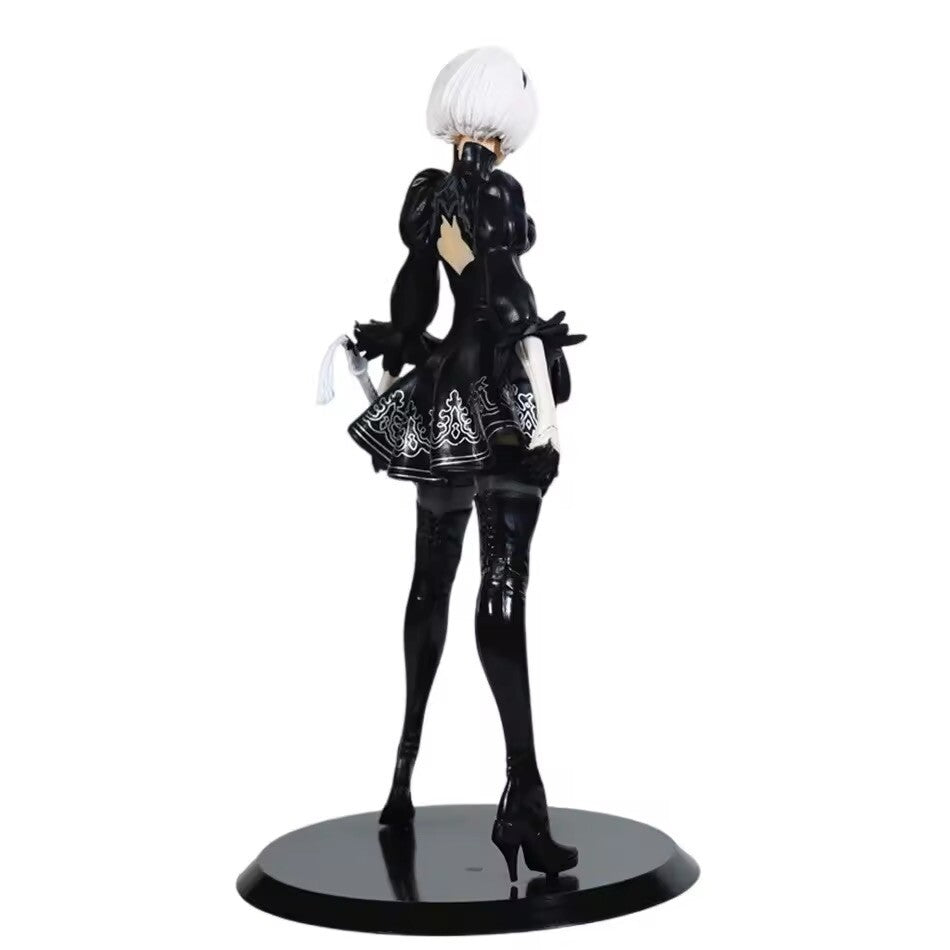Action Figure Nier Automata Androide Type 2b Square Enix Anime Statua 28cm Game