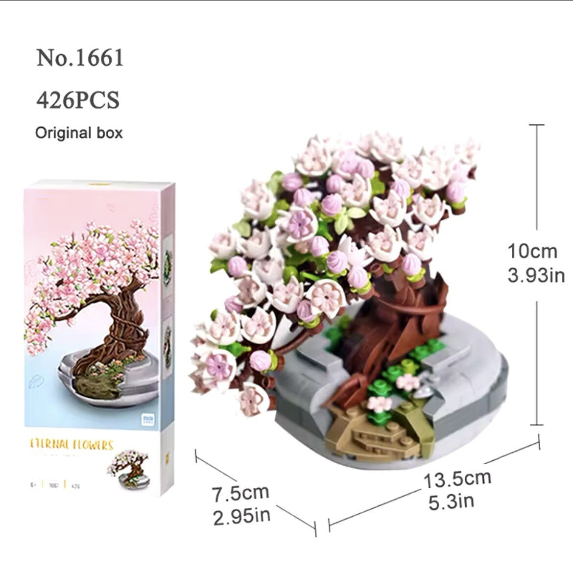 Bonsai Costruzioni Bouquet Fiori Di Ciliegio Finti da Costruire 426pz Botanical