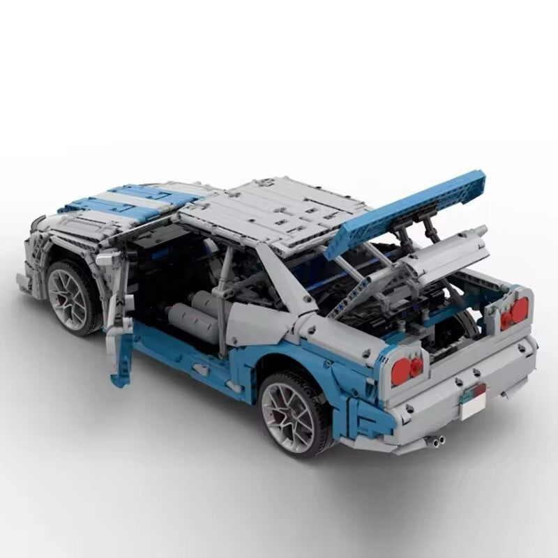 Nissan GT-R R3 Da Costruire 3383 Pezzi Paul Walker 1:8 Mattoncini Technic Fast F