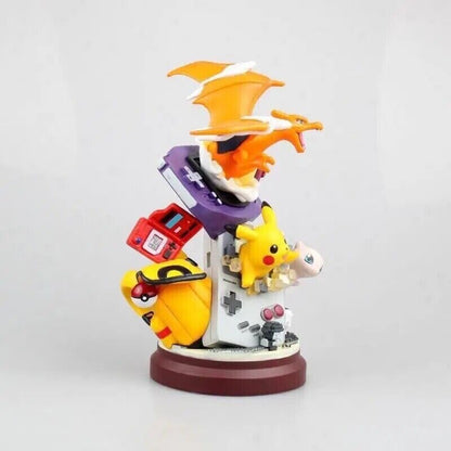 Action Figure Pokemon Statua Da Collezione 20cm Pikachu Charizard Mew Gameboy