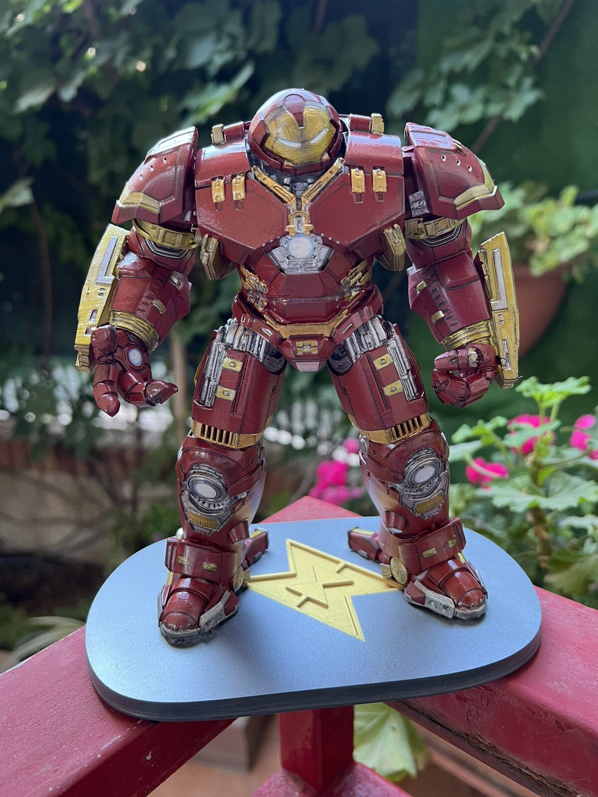 Action Figure Iron Man Statua Collezione Infinity Saga Hulkbuster 30cm Handmade