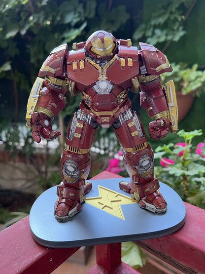 Action Figure Iron Man Statua Collezione Infinity Saga Hulkbuster 30cm Handmade