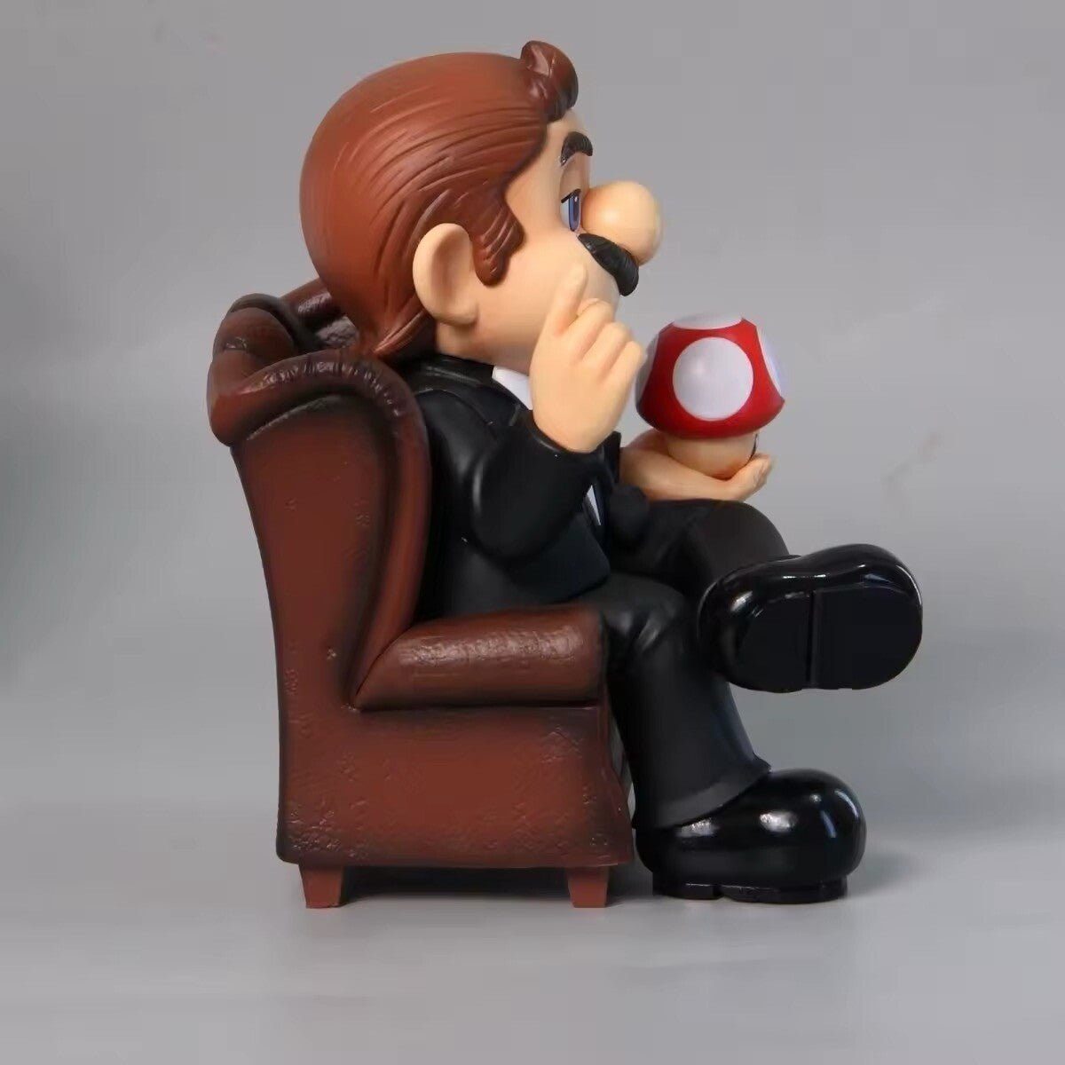 Action Figure Super Mario Bros Padrino Nintendo 16cm Statua Collezione Videogame