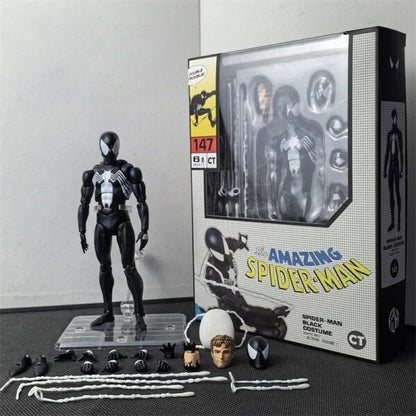 Action Figure Spiderman E Venom Videogame Marvel Avengers 17cm Simbionte New