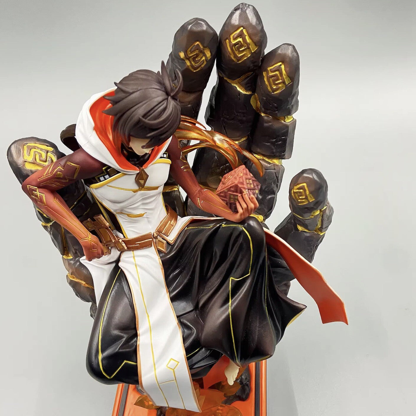 Action Figure Zhongli Genshin Impact Anime 26cm Da Collezione Game Console