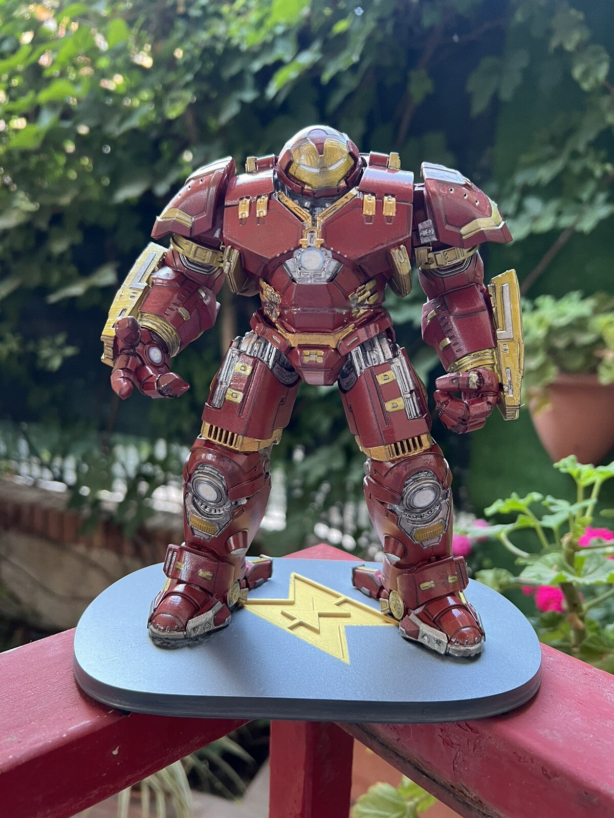 Action Figure Iron Man Statua Collezione Infinity Saga Hulkbuster 30cm Handmade