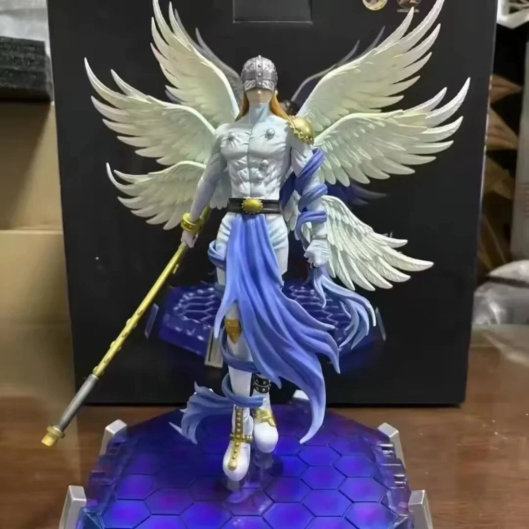 Angemon Premium Figure con Base Espositiva Led | Digimon Adventure - Nerd Lab