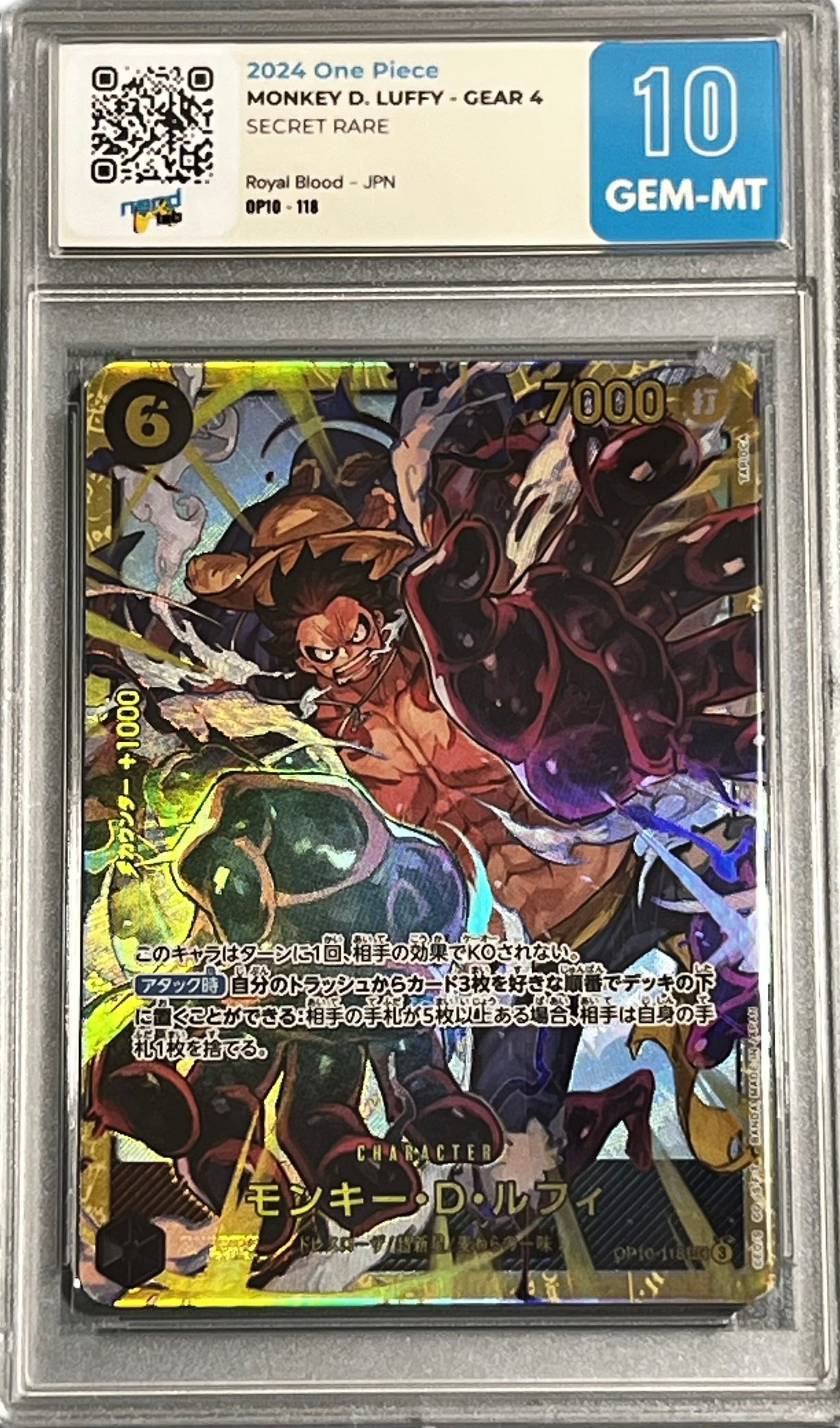 Monkey D. Luffy - Gear 4 - Nerd Lab
