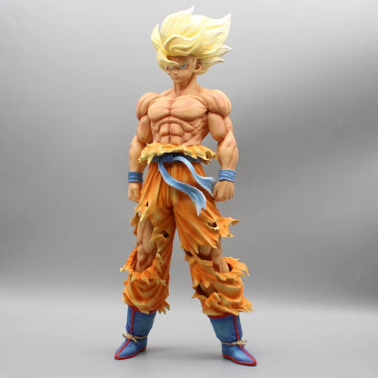Action Figure Dragon Ball Z Goku Super Saiyan 2 44cm Statua Da Collezione Anime - Nerd Lab