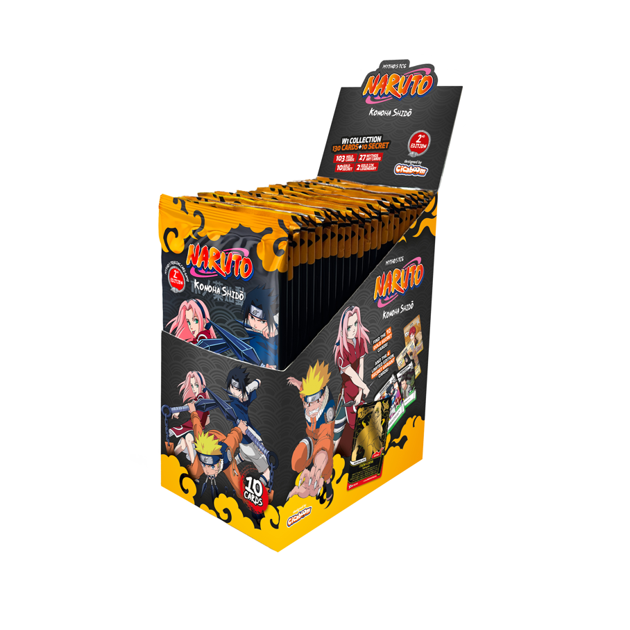 NARUTO MYTHOS TCG - 2ND EDITION - BOX 24 BUSTE - ENG (Preorder) - Nerd Lab