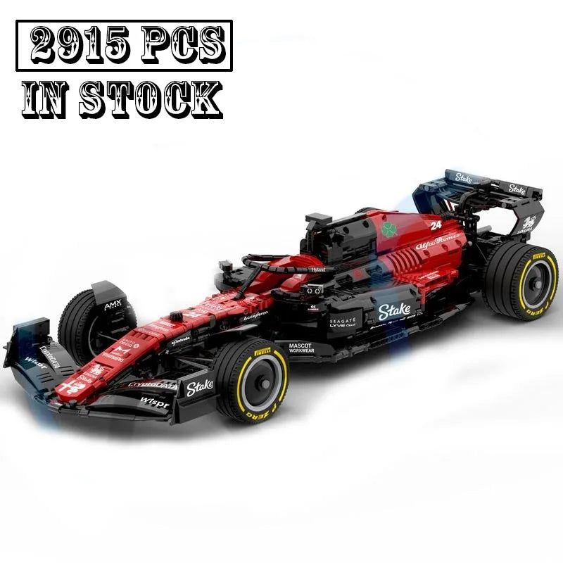 Formula 1 Alfa Romeo Da Costruire Mattoncini Technic 2916 Pezzi Nero Nuova - Nerd Lab
