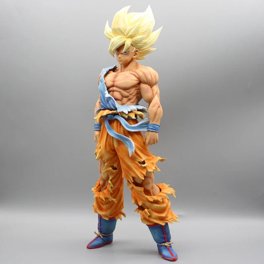 Action Figure Dragon Ball Z Goku Super Saiyan 2 44cm Statua Da Collezione Anime - Nerd Lab