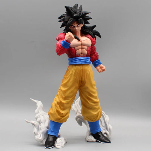 Action Figure Dragon Ball Z Goku Super Saiyan 4 Statua Da Collezione 28cm Anime - Nerd Lab