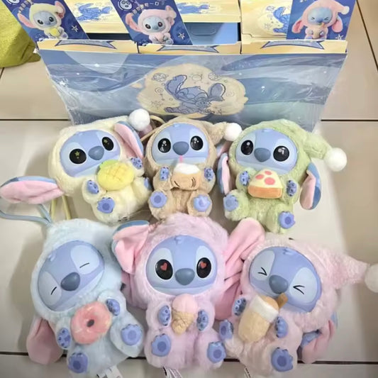 x6 Blind Box Stitch “Eat Something Before Sleep” – Miniso x Disney | Edizione da Collezione - Nerd Lab