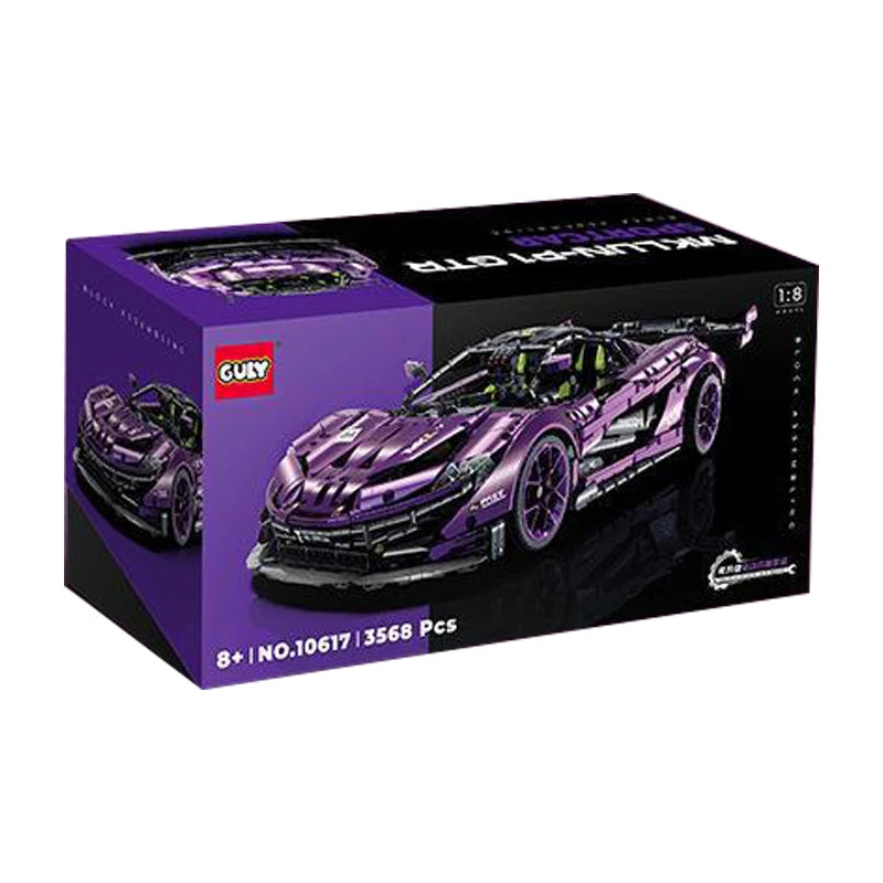 Mclaren F1 Da Costruire Mattoncini Technic 3568 Pezzi Nero - Viola - Nerd Lab