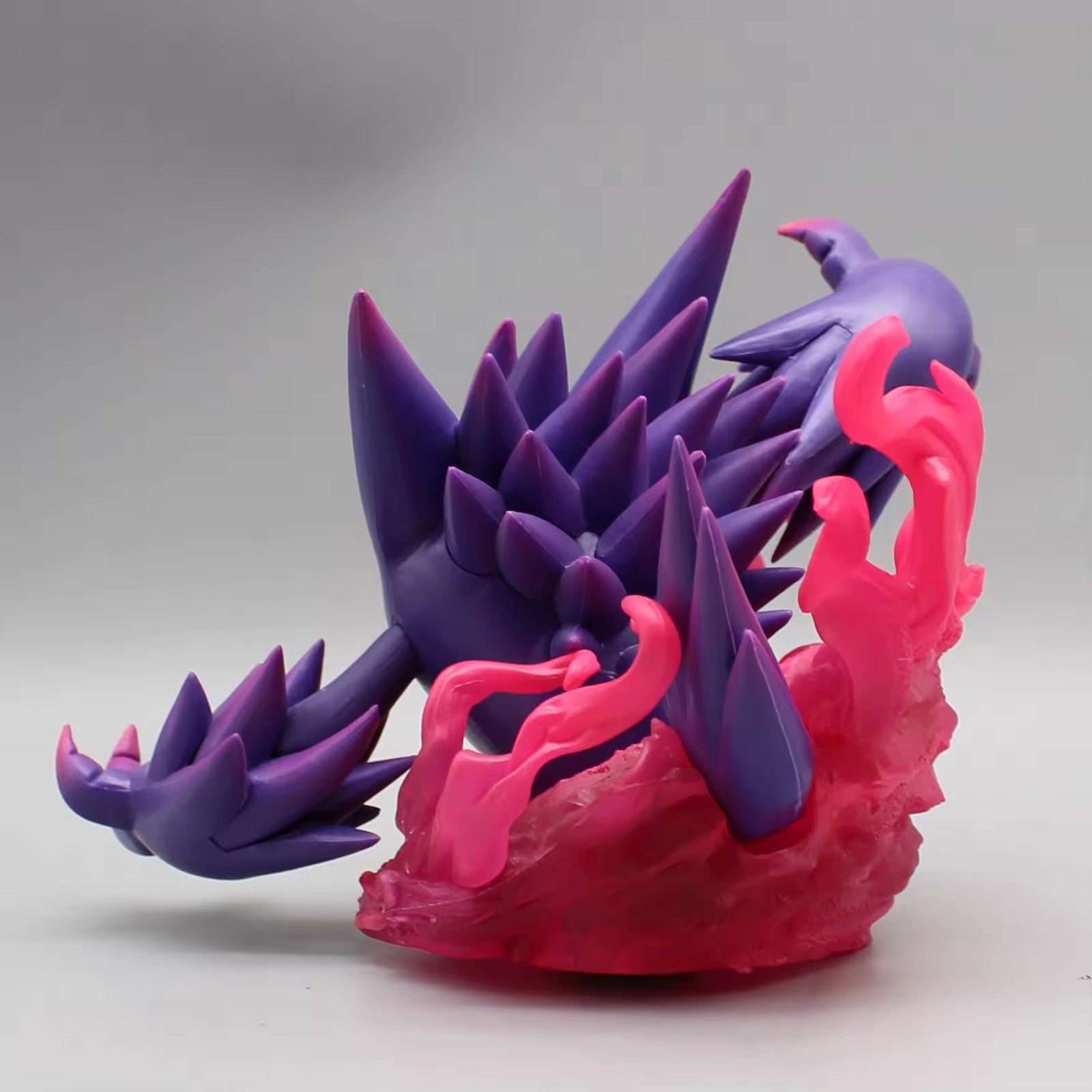 Action Figure Pokémon Gastly Gengar Haunter Shiny 16cm Statua Collezione Luminos
