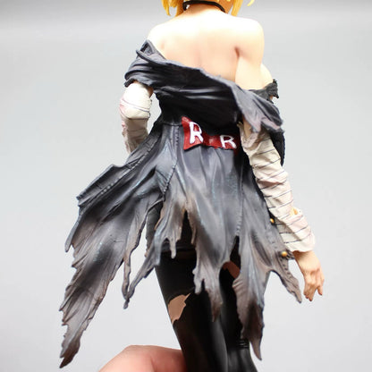 Action Figure Androide C-18 30 cm Dragon Ball Z Goku Statua Da Collezione New