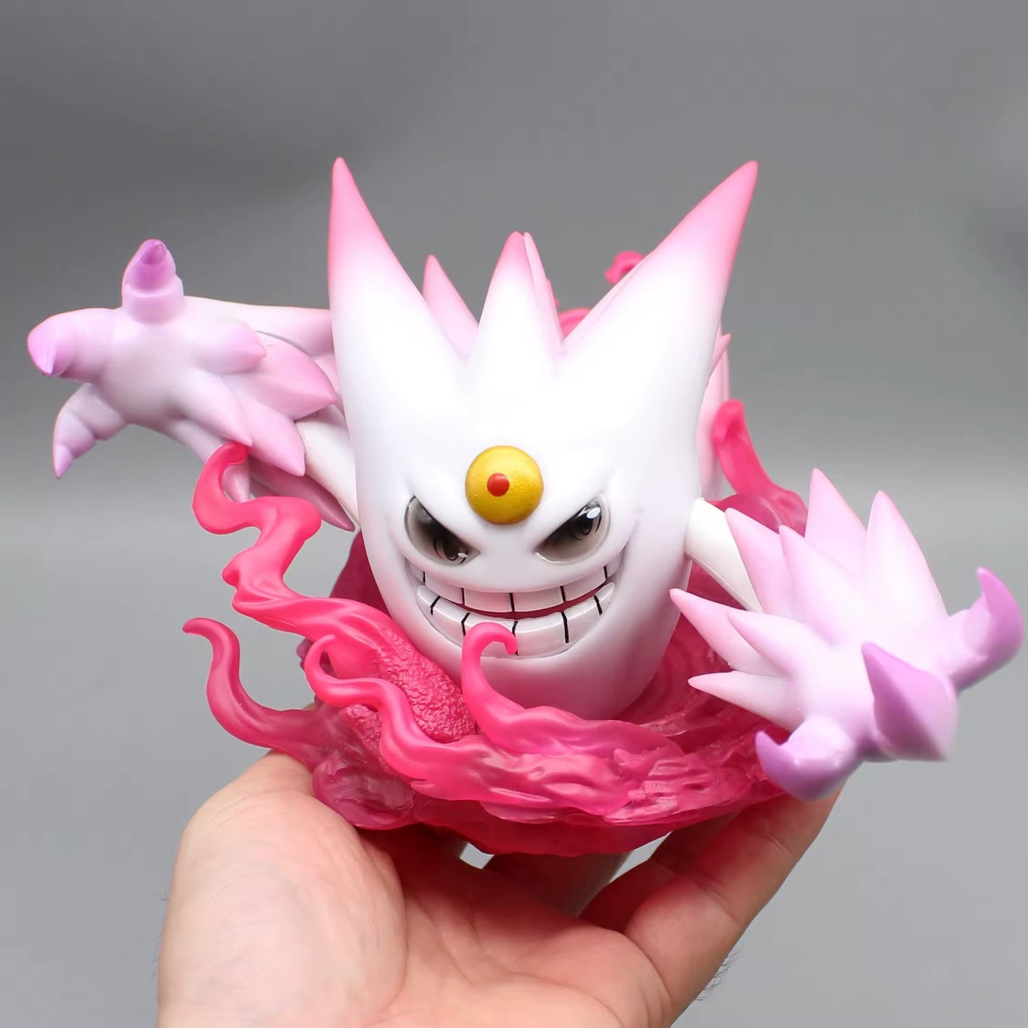 Action Figure Pokémon Gastly Gengar Shiny Haunter 16cm Statua Collezione Luminos