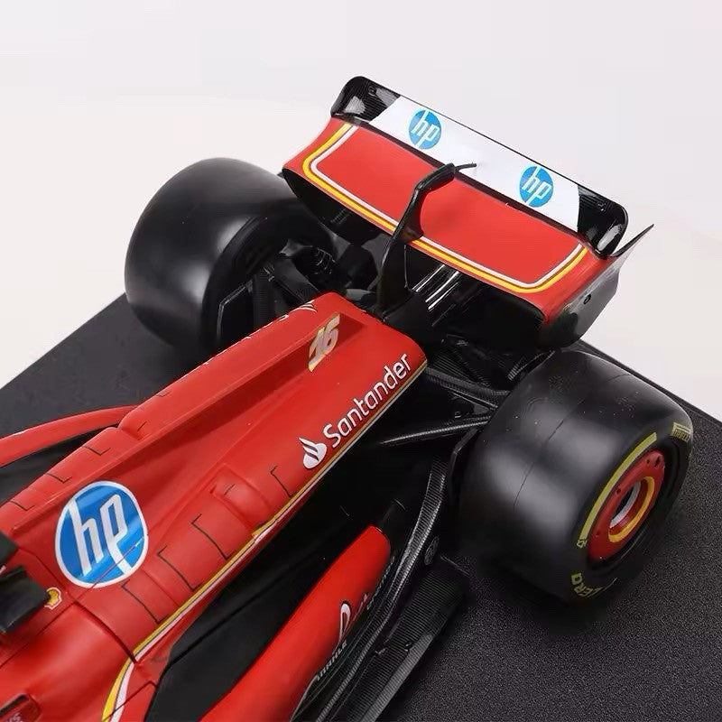 Burago Ferrari SF-24 Charles Leclerc 16 Scala 1:18 Modellino Auto Red Formula 1
