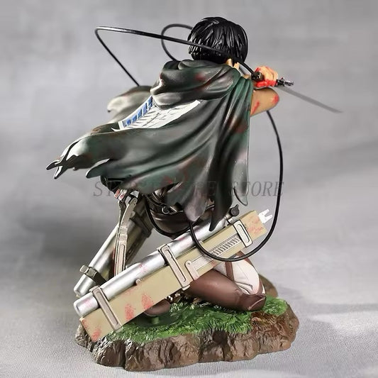 Action Figure Levi Ackerman 18cm Attack On Titan Statua Collezione Anime Manga